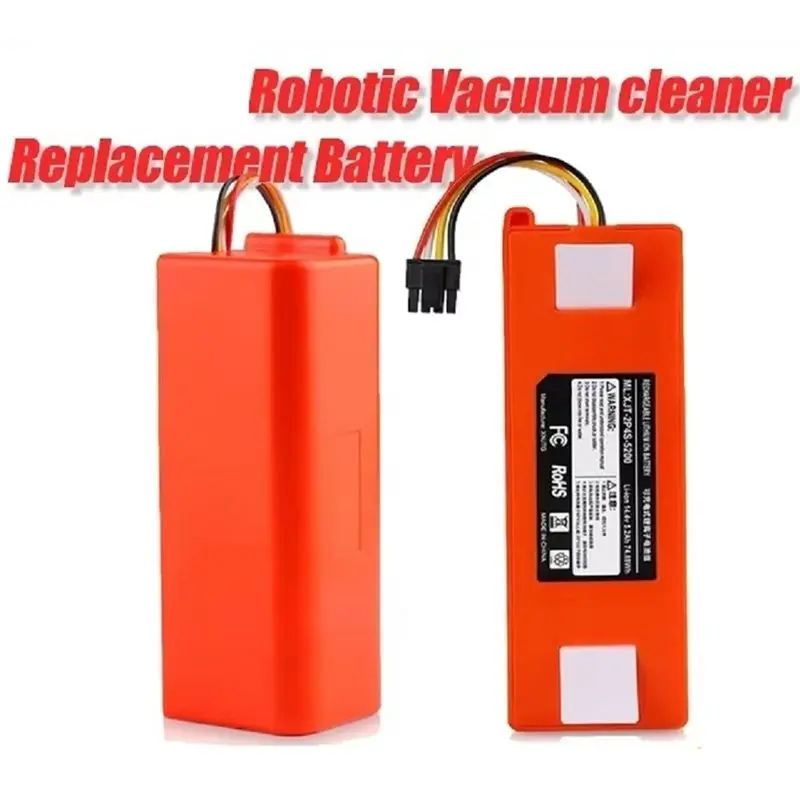 [NEW!A25P】 Battery Replacement 6500Mah XJT-2P4S-6500 For 1S 1ST Roborock SDJQR01RR Sweeping Mopping Robot Vacuum Cleaner