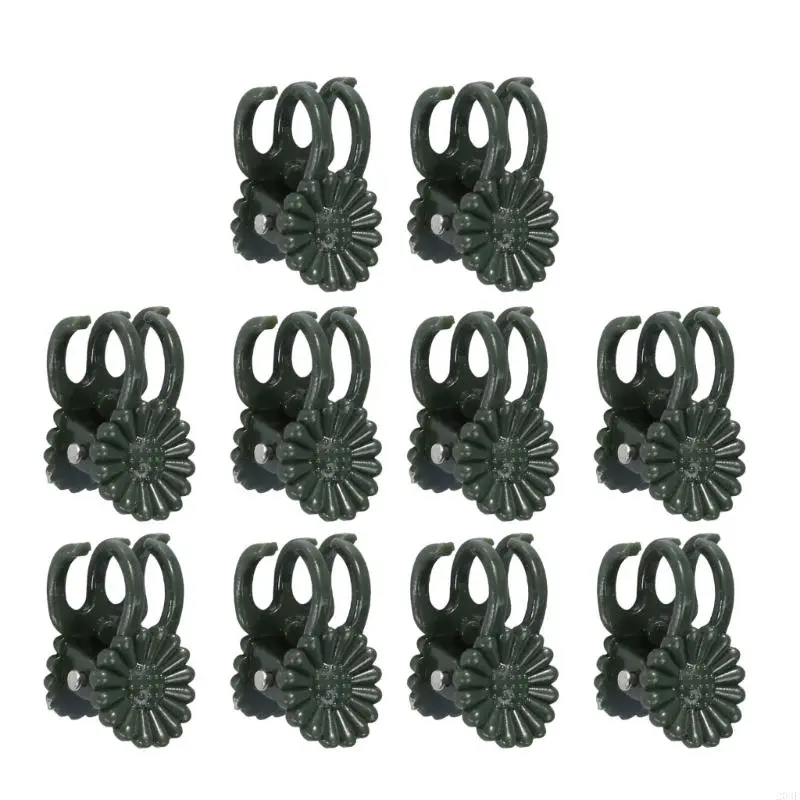 203F 20/40/100 Pezzi Clip per stelo orchidea Clip per fissaggio vite Clip per innesto in plastica Fiori in crescita