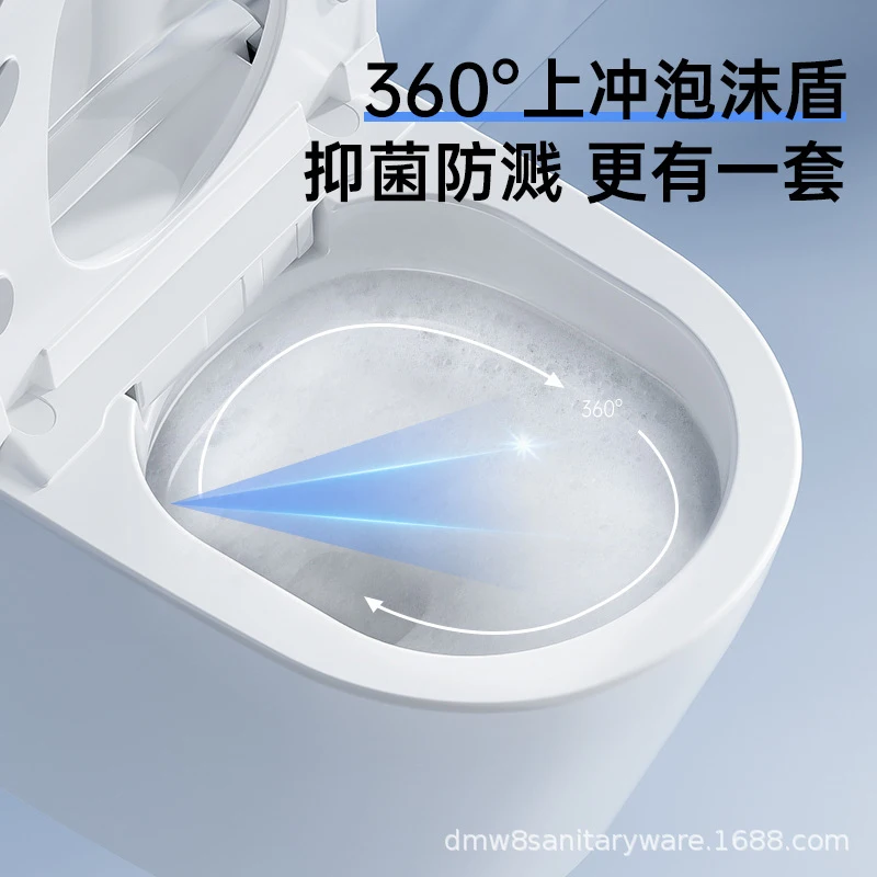 

Wall-Mounted New Model, No Need A Pre-Embedded, Siphon Flushing Integrated Floating Toilet