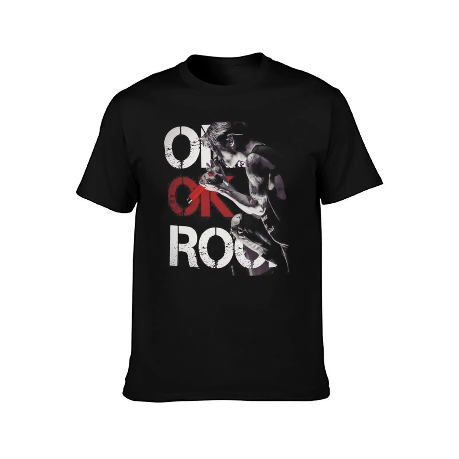 ONE OK ROCK TakA T-Shirt cotton t-shirt plain for man package T-Shirt