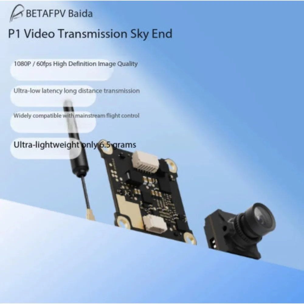 BETAFPV P1 VTX Air Unit HD Digital VTX FPV Drone Lightweight Low Latency Aerial Photography 1080P/60fps HD Image Quality