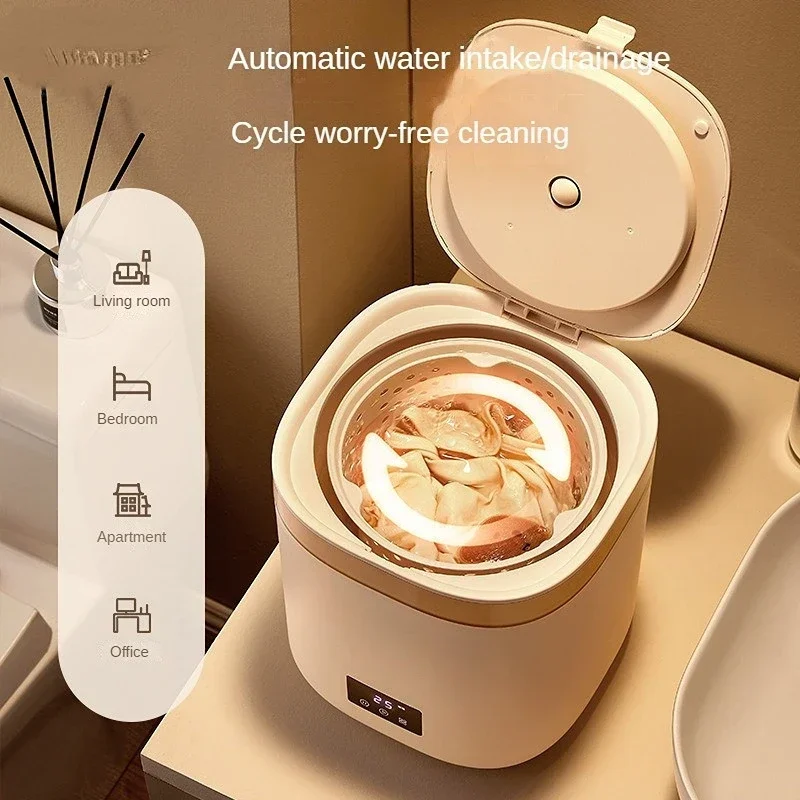 Portable mini washing machine for home underwear socks small mini washing machine
