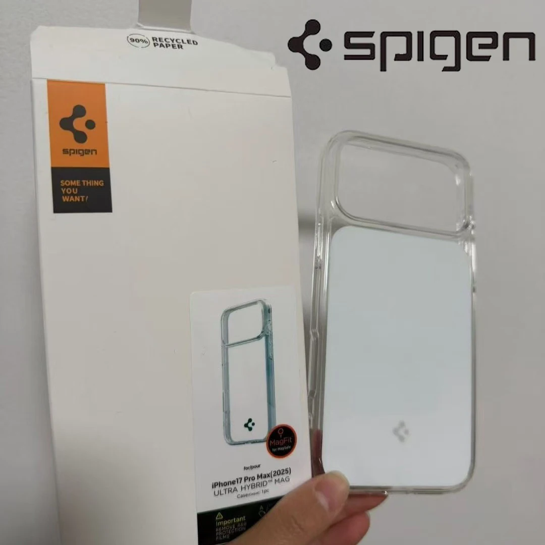 Funda Original Spigen para iPhone 17 Pro Max, Cubierta Protectora Transparente a Prueba de Golpes con Cobertura Total