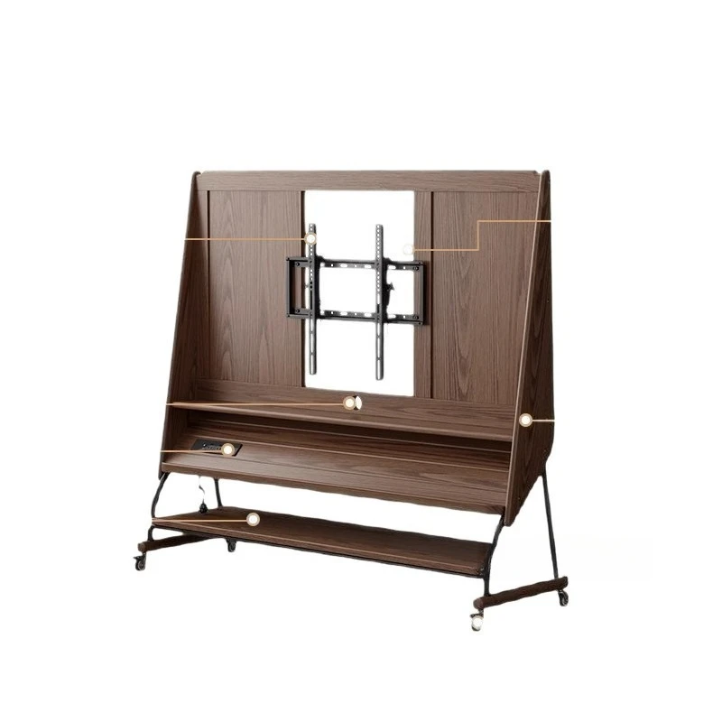 Small apartment TV bracket, modern simple floor storage