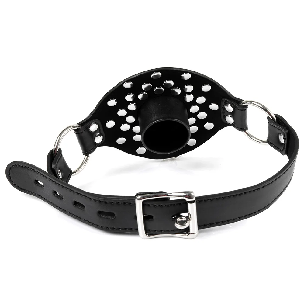 قفل قابس الفم مع قابس الفم لتدريب الحلق العميق BDSM الرقيق SM قناع الإباحية الملحقات الكمامة في لعبة الكبار ضبط النفس #3