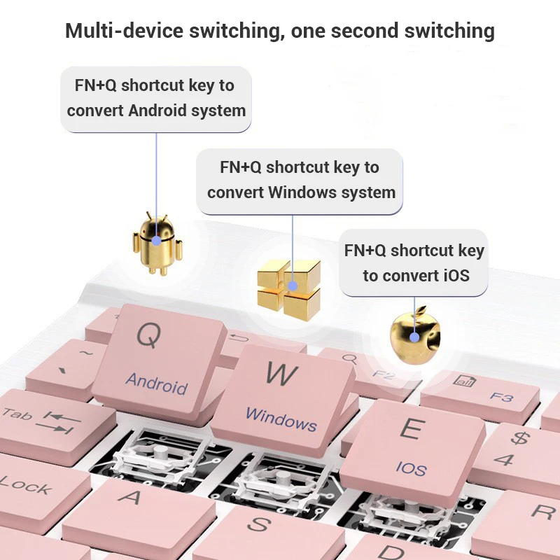 Keyboard Bluetooth nirkabel, perangkat Android untuk Tablet Tab 18 Tab 16 Tab 13 Tab 15 Tab 11 Tab12