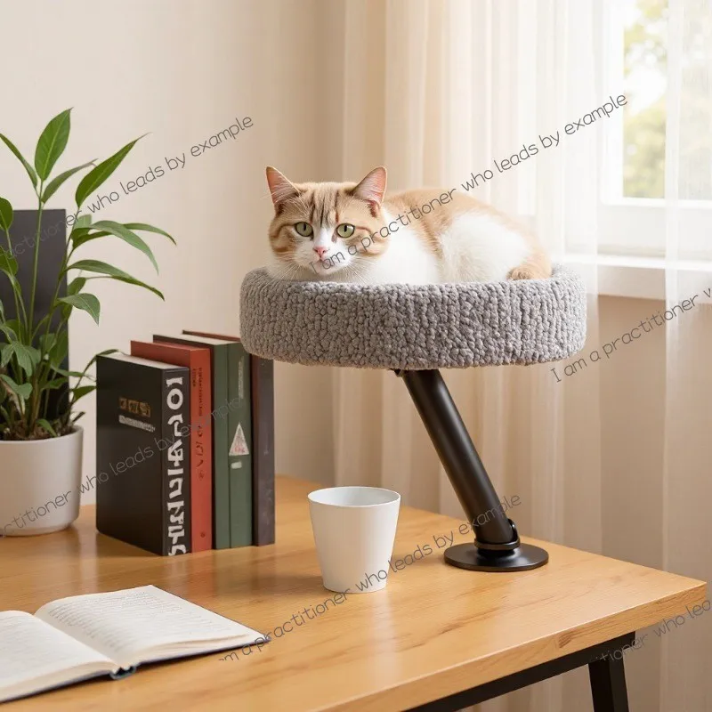 Floating cat nest Desktop bed Office climbing frame Desk cat climbing frame