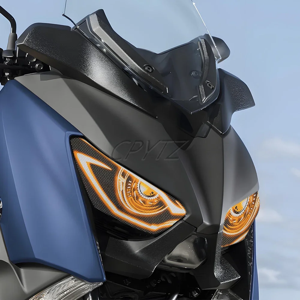 Fit For XMAX 300 250 XMAX300 XMAX250 2017-2019 2018 Headlight Sticker Motorcycle Anti Scratch Transparent Protection Film Decals