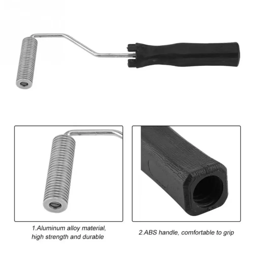 

3pcs/set Non-slip Fiberglass Roller Tools Wear Resistant Portable Fiberglass Bubble Paddle Tool Multifunctional Aluminum Alloy