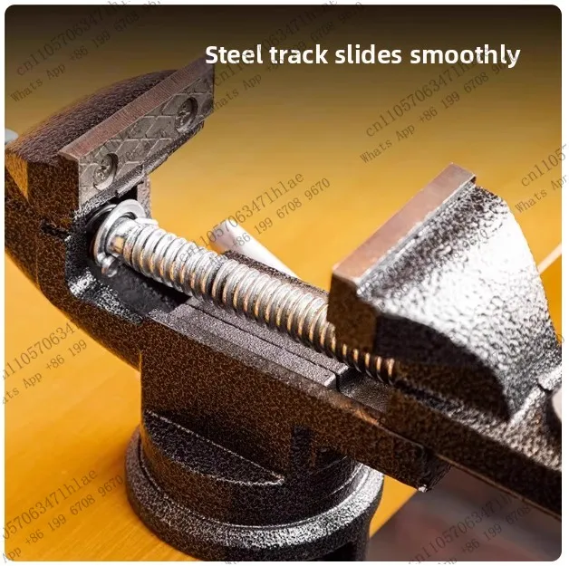 1PCS  Mini Household Table Vise DL110050M Stand Rotatable Table Vise Clamp Fixture Fixed DL110080
