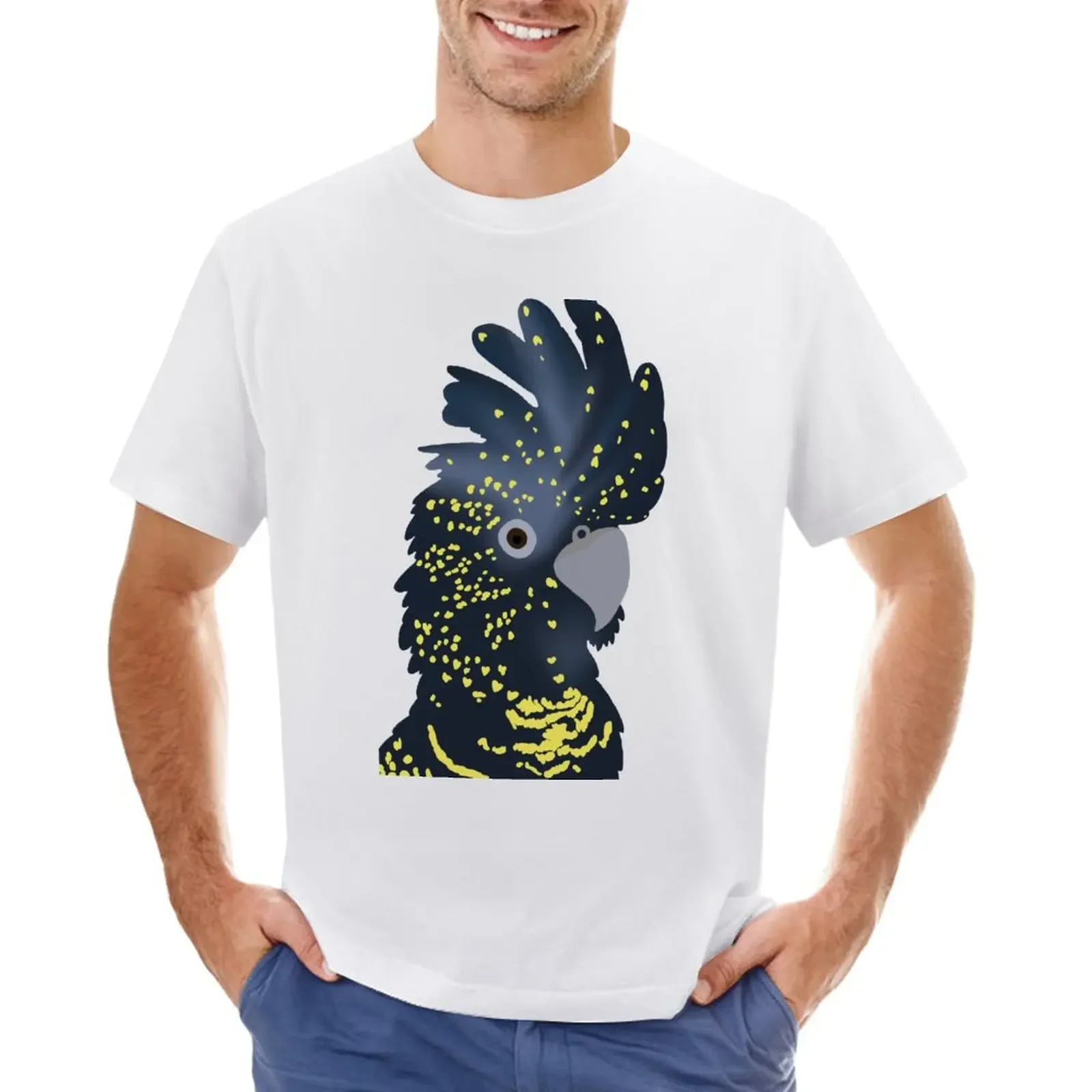 Red Tailed Black Cockatoo T-Shirt aesthetic clothes sweat vintage clothes Short sleeve tee workout shirts for men