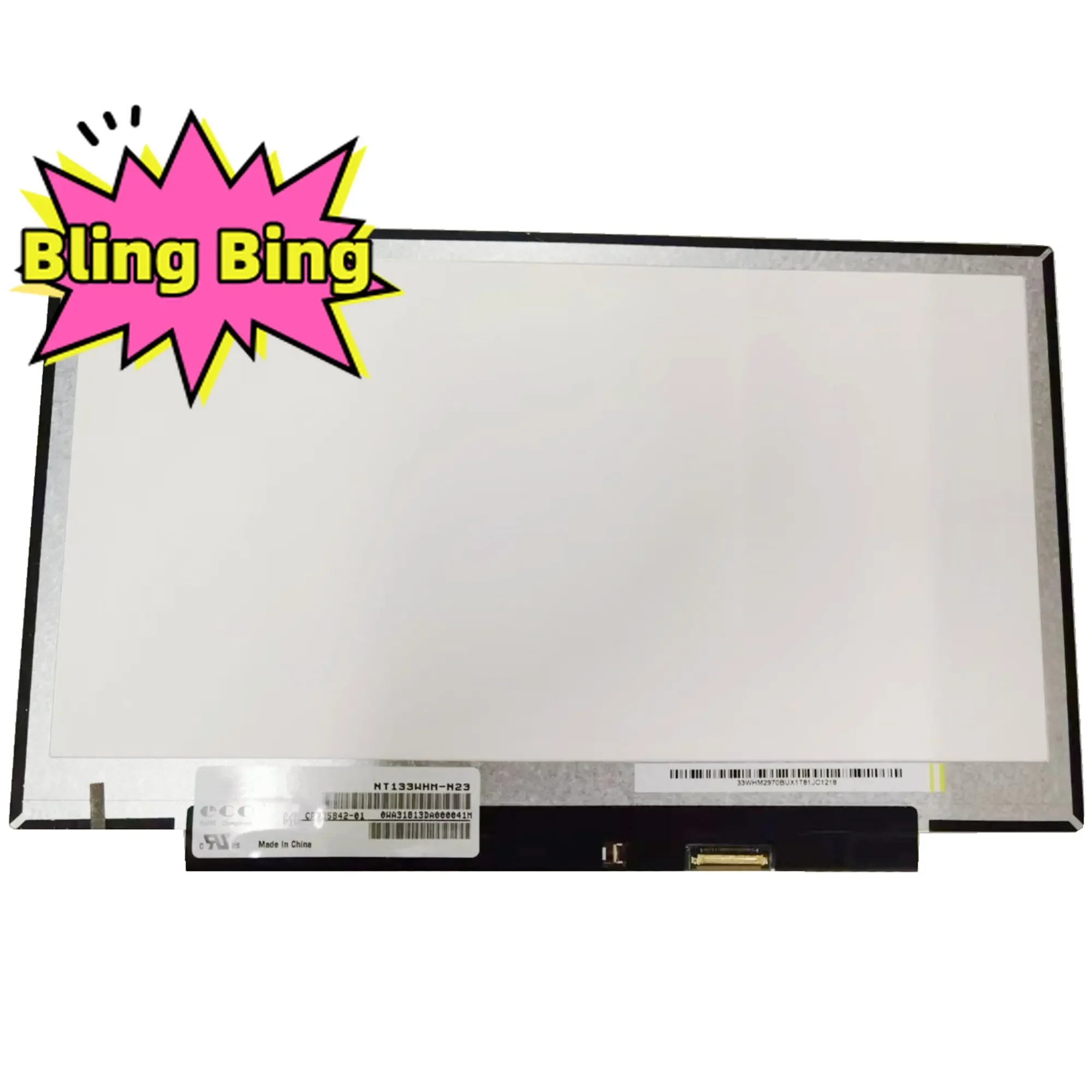 

NT133WHM-N23 fit N133BGE-EA1 N133BGE-EA2 N133BGE-EB1 Display Panel Matrix 1366*768 EDP 30 Pins 13.3''inch Laptop LCD Screen