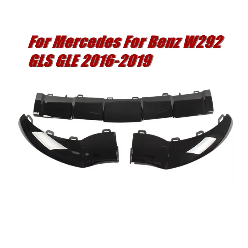Paraurti anteriore Labbro Inferiore Splitter Copertura Modanatura Trim Per Mercedes Per Benz W292 GLS GLE 2016-2019 A2928850300 A2928850400