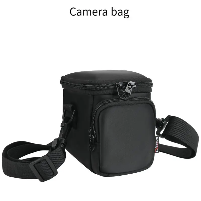 

Dual-pocket Camera Storage Case with Shoulder Strap Anti-fall Travel Carrying Bag for KODAK PIXPRO AZ405/AZ425/AZ255/AZ528