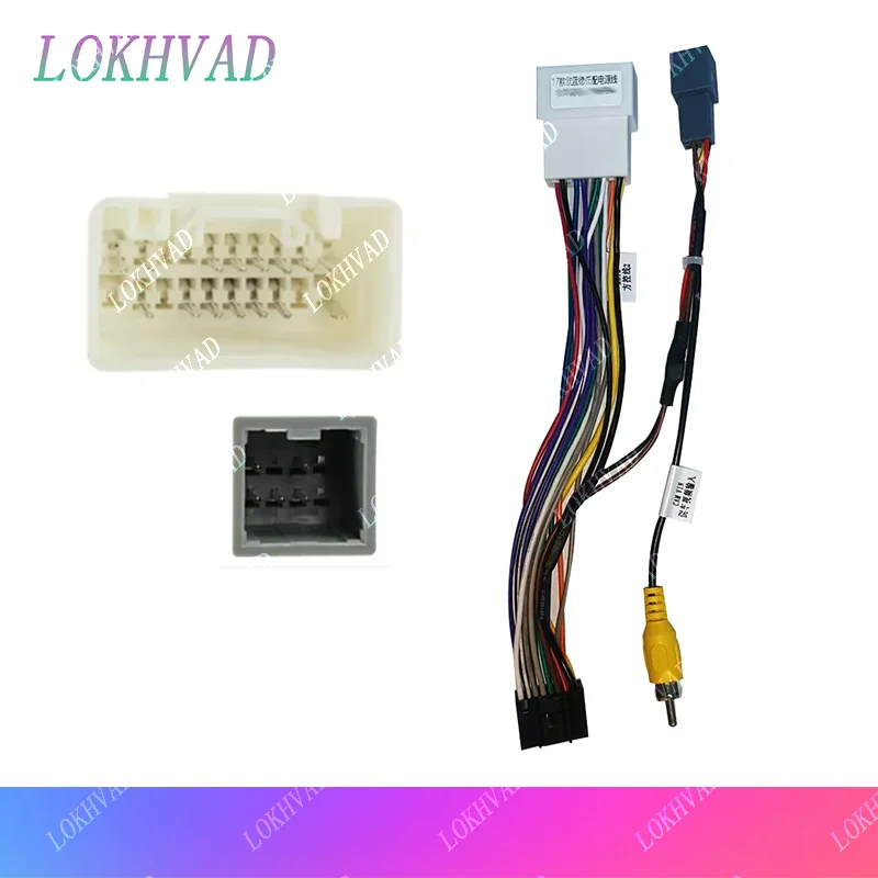 Android Radio Cable Accessories Wiring Harness 16PIN MP5 Cable Adapter For Mitsubishi Outlander Xpander Mirage