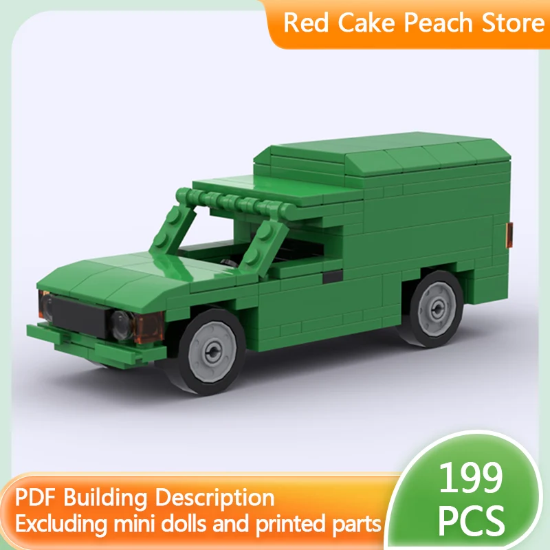 

Модель скоростного гоночного автомобиля MOC, строительные кирпичи, легкий коммерческий автомобиль, модульная технология, детские праздничные подарки, сборка игрушек, костюм