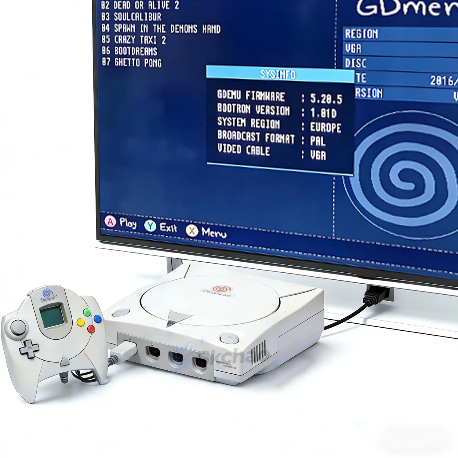 NEW GDEMU 6.0 V5.20.5 System For SEGA Dreamcast Optical Drive Emulation Board Card Mount Kit For Dreamcart VA1 Game Console view 2