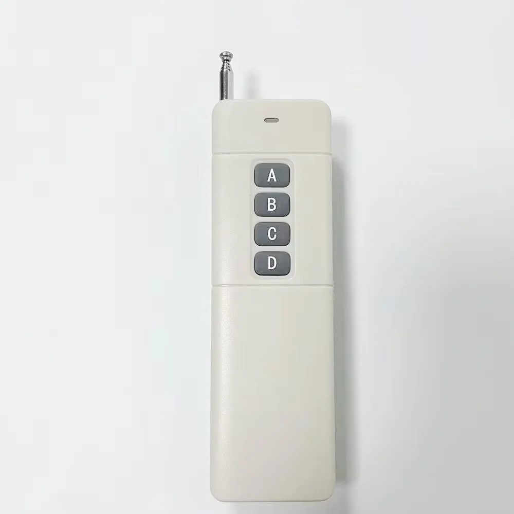 500M Long Range RF Remote Control - Wireless Transmitter for Swing/Sliding Gate Opener, Weatherproof for Villa Farm Estate
