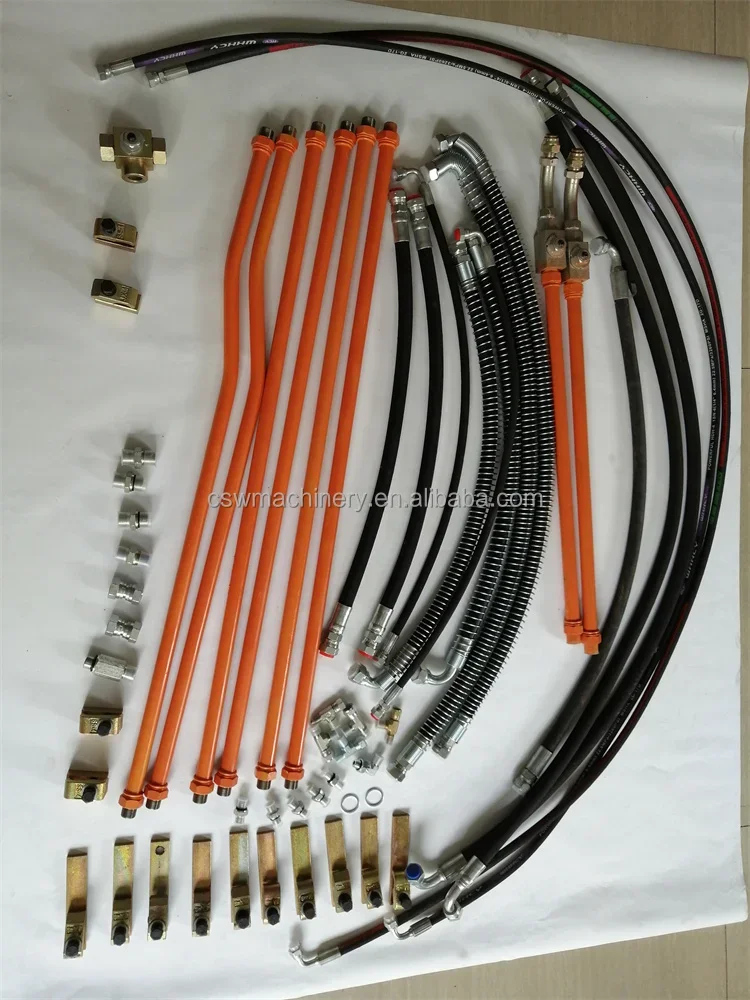 Excavator hydraulic hammer piping kits hydraulic breaker plumbing kits suit 5-7 ton excavators