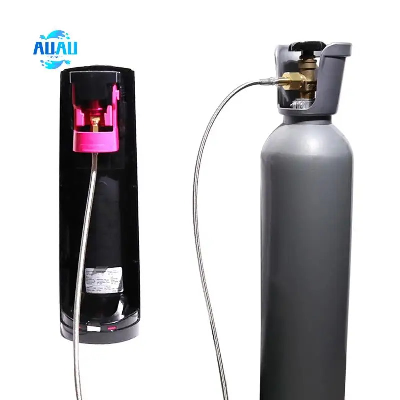 

Адаптер AUAU-Co2 Шланг быстрого подключения газировки 1,5 м для больших бутылок CO2, совместимый с карбонатором воды DUO/TERRA/ART, CGA320 Dur