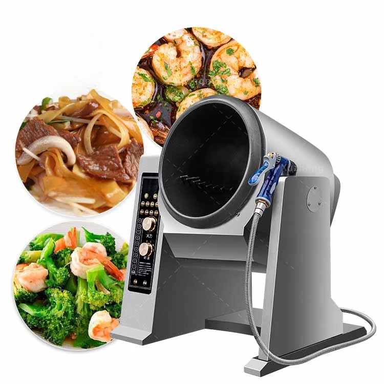 Commercial Automatic Fried Rice Machine Kitchen Canteen Stir Fry Machine Wok Robot Cooking Machine