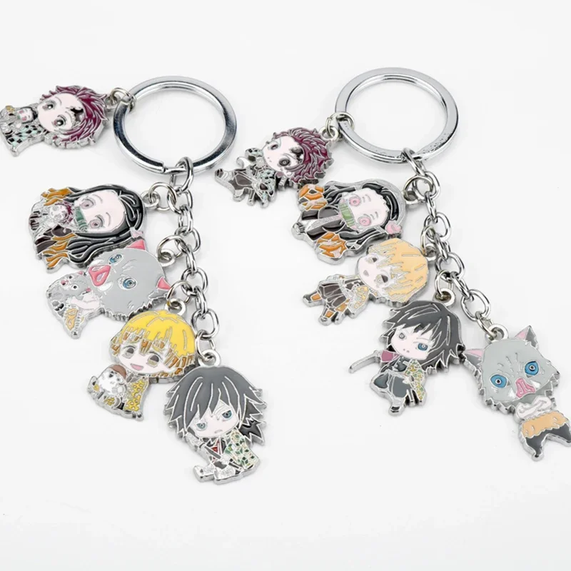 女性用メタルキーホルダー,鬼滅の刃,アニメ風,マゼツマ,ゼニツ,コスプレジュエリー