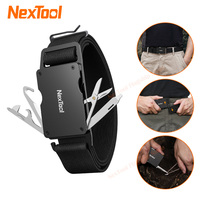 NexTool Multifunctional Belt P50 Men Waist Buckle Repair Tool Screwdrivers Scissors File Bottle Opener SIM Card Pin Remover New