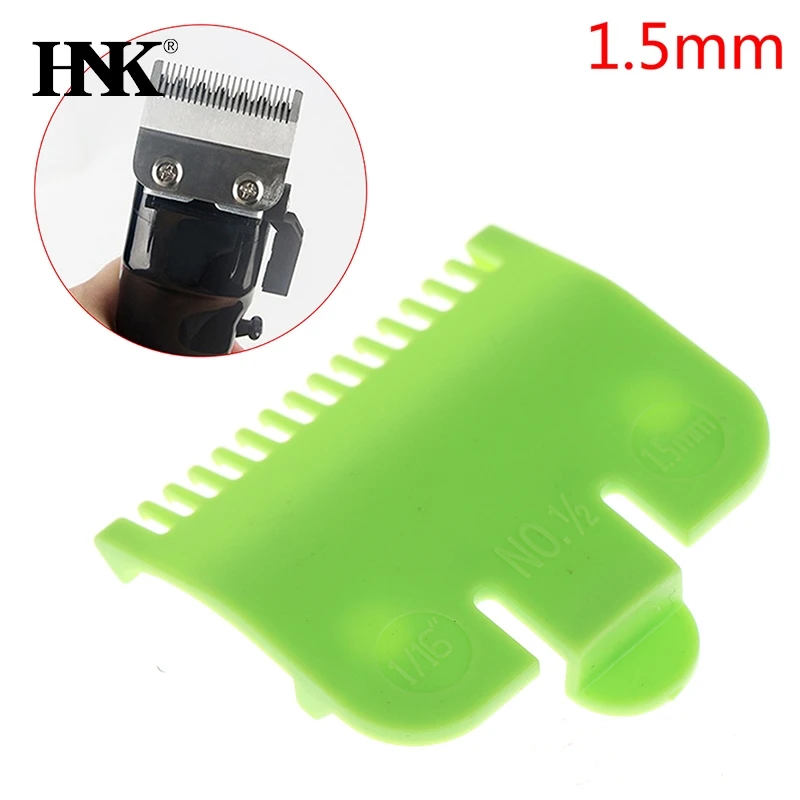 2pcs Colorful Guide Sizes Comb 1.5mm/3mm Plastic Limited Combs Hair Clipper Cutting Tool Kit For Different Length Style