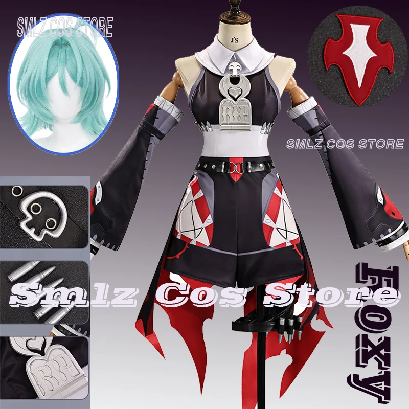 Zzz Roxy Cosplay Costume Game Zenless Zone Zero Ifrita Pryce Costume Women Sexy Uniform Prop Wig Set  Halloween Party Outfit