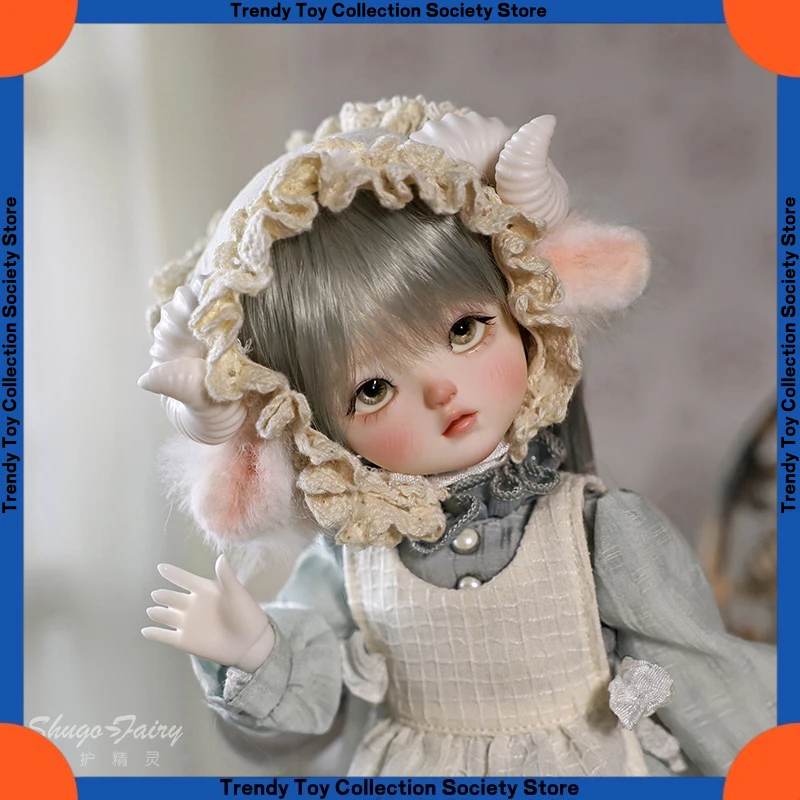 

Genuine, In-Stock 6-Point Bjd Doll Cute Doll Girl Autumn And Winter Atmosphere Little Sheep Sd Human-Shaped Doll Gift