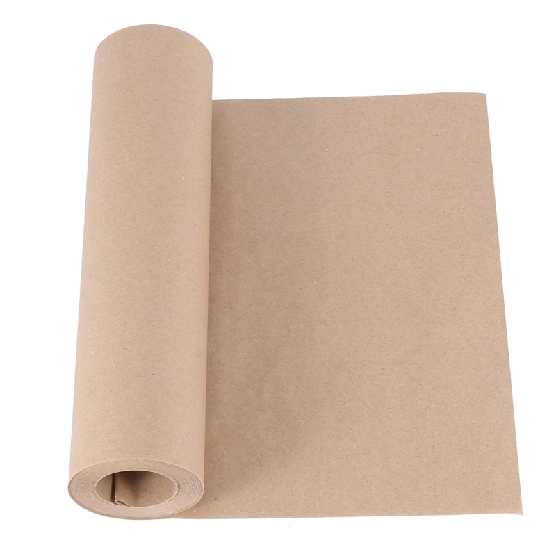 30 Meters Brown Kraft Wrapping Paper Roll For Wedding Birthday Party Gift Wrapping Parcel Packing Art Craft