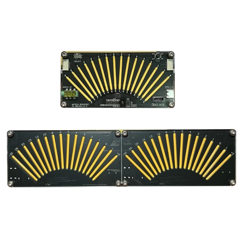 R91A AK-DB16VU Miernik poziomu muzyki LED Wskaźnik poziomu światła atmosferycznego muzycznego