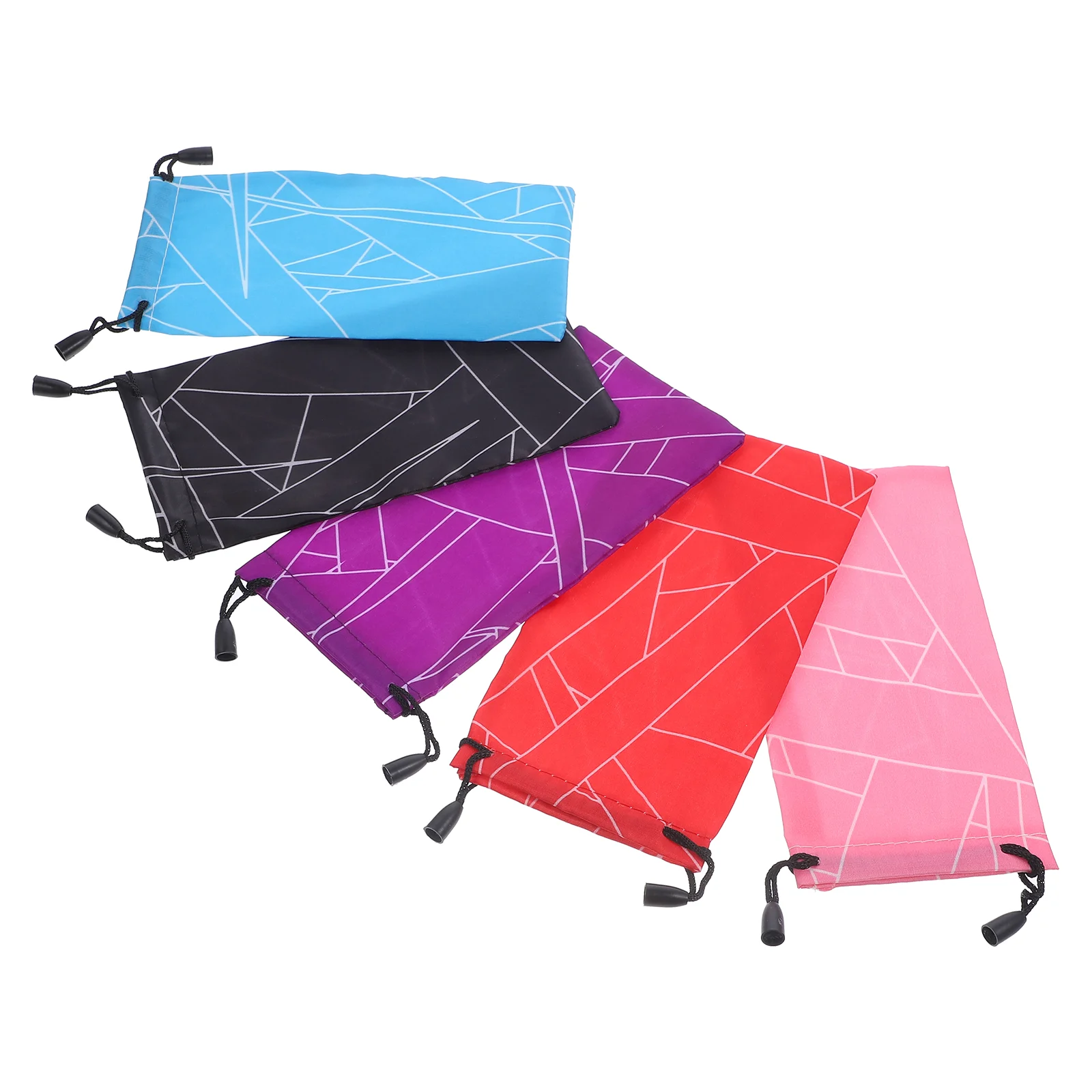 

5 Pcs Glasses Case Gift Bags Sunglasses Eyeglasses Pouches Soft Drawstring Miss