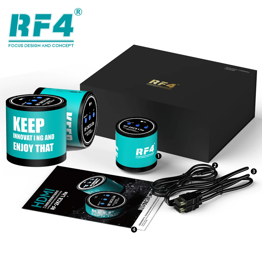 

RF-2KC8 1080P HD Industrial Microscope Camera,Can Be Connected To The Monitor And Computer For Mobile Phone PCB Welding Repair