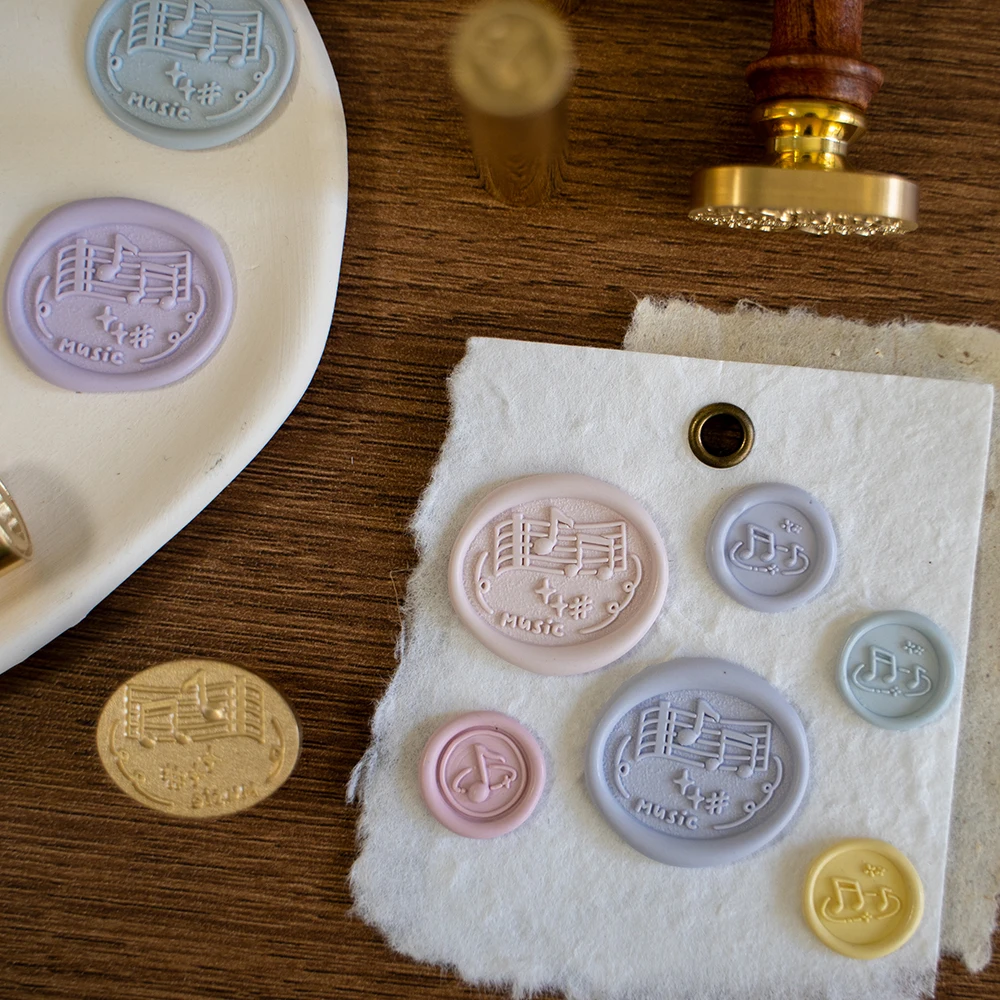 Neue Hinweis Messing Wachs Siegel Stempel Kopf Retro 3D Geprägte Elliptische Siegel Einladung Umschlag Sammelalbum Siegel Wachs Handwerk Spielzeug
