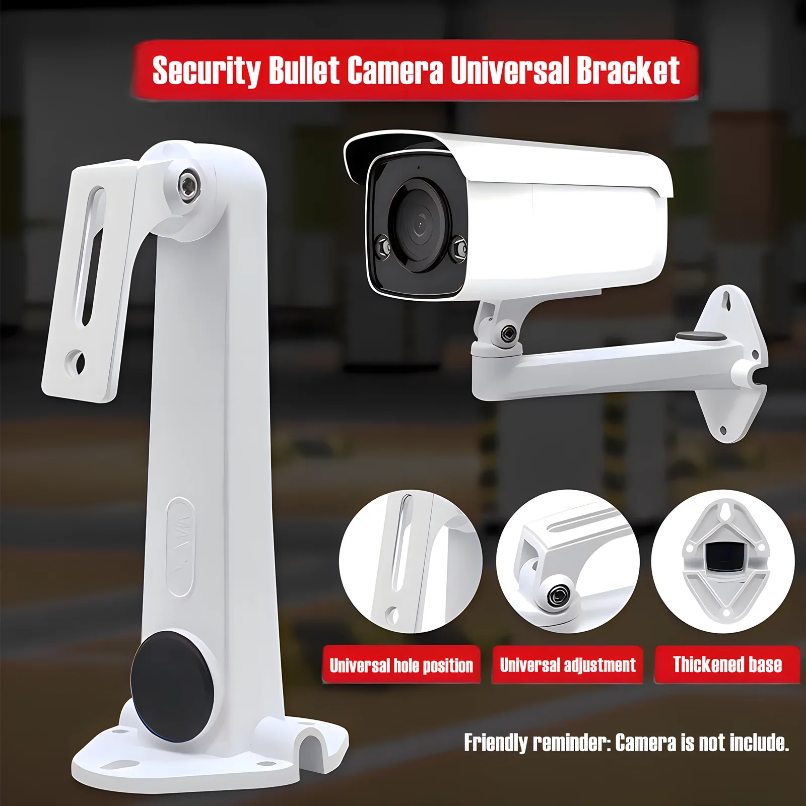 Security Bullet Camera Wall Mounting Bracket Aluminum Alloy Universal Duckbill Bracket DS-1292ZJ for Surveillance Camera System