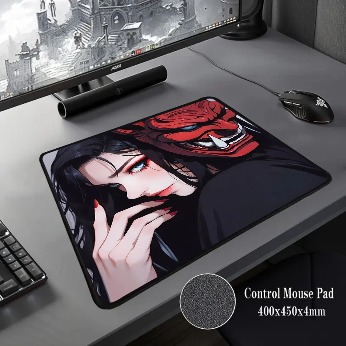 

Anime Girl Desk Mat 40x45cm Control Mouse Pad For Gaming Speed Mousepad Professional Keyboard Pads Computer Desk Protector Mat