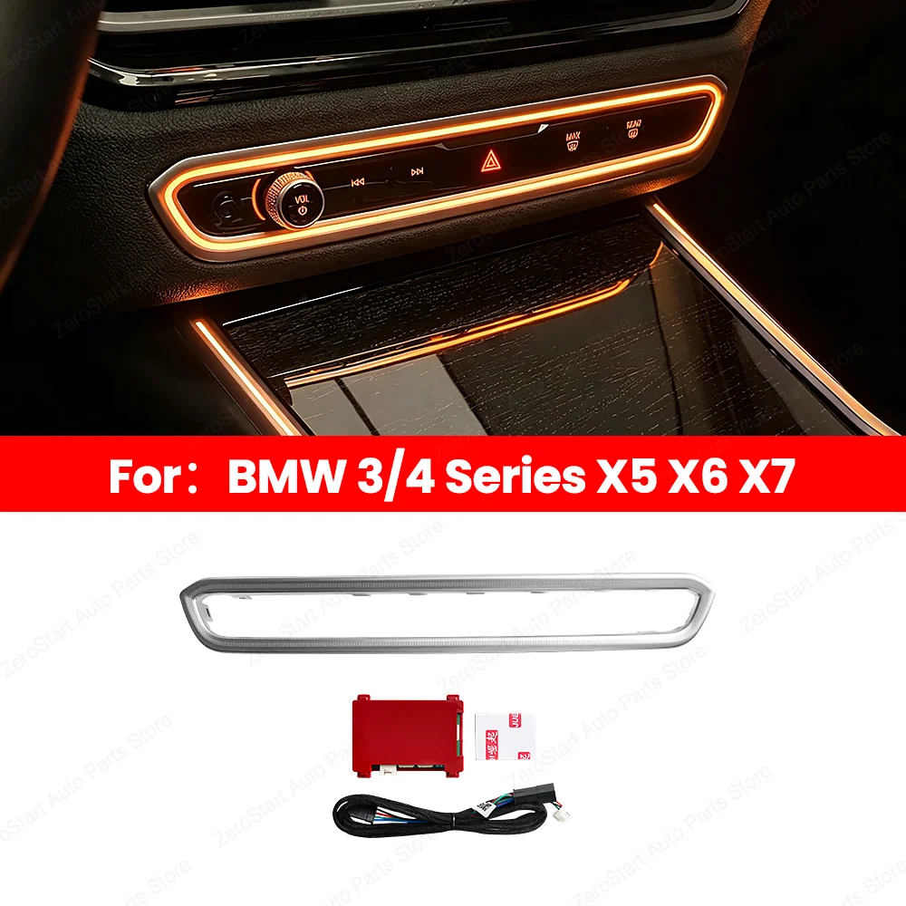 LED-Atmosphärenbeleuchtung für BMW G20 G22 G26 X5 X6 X7 G05 G06 G07 Mittelkonsole Tastenfeld Innenbeleuchtungs-Upgrade