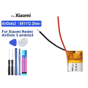 Xiaomi Redmi AirDots 3 airdots3 için yedek pil 45mAh 541112 (2 satır) Bataryada ilk 10 satış, 541112-no. 10