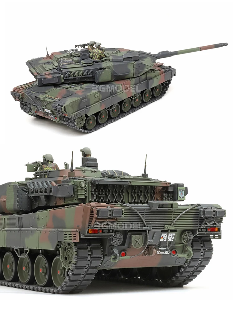 TAMIYA-Kit de modelo de montaje, tanque de batalla principal alemán Leopard 2A7V 35387, 1/35