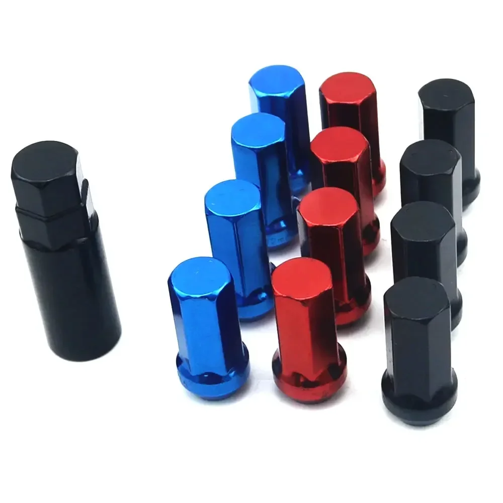 

20pcs Car Modification Wheel Nuts Lug Nuts Bolts M12 x 1.25 M12x1.5 Racing Wheel Rims Lug Nuts Steel Universal Auto Parts