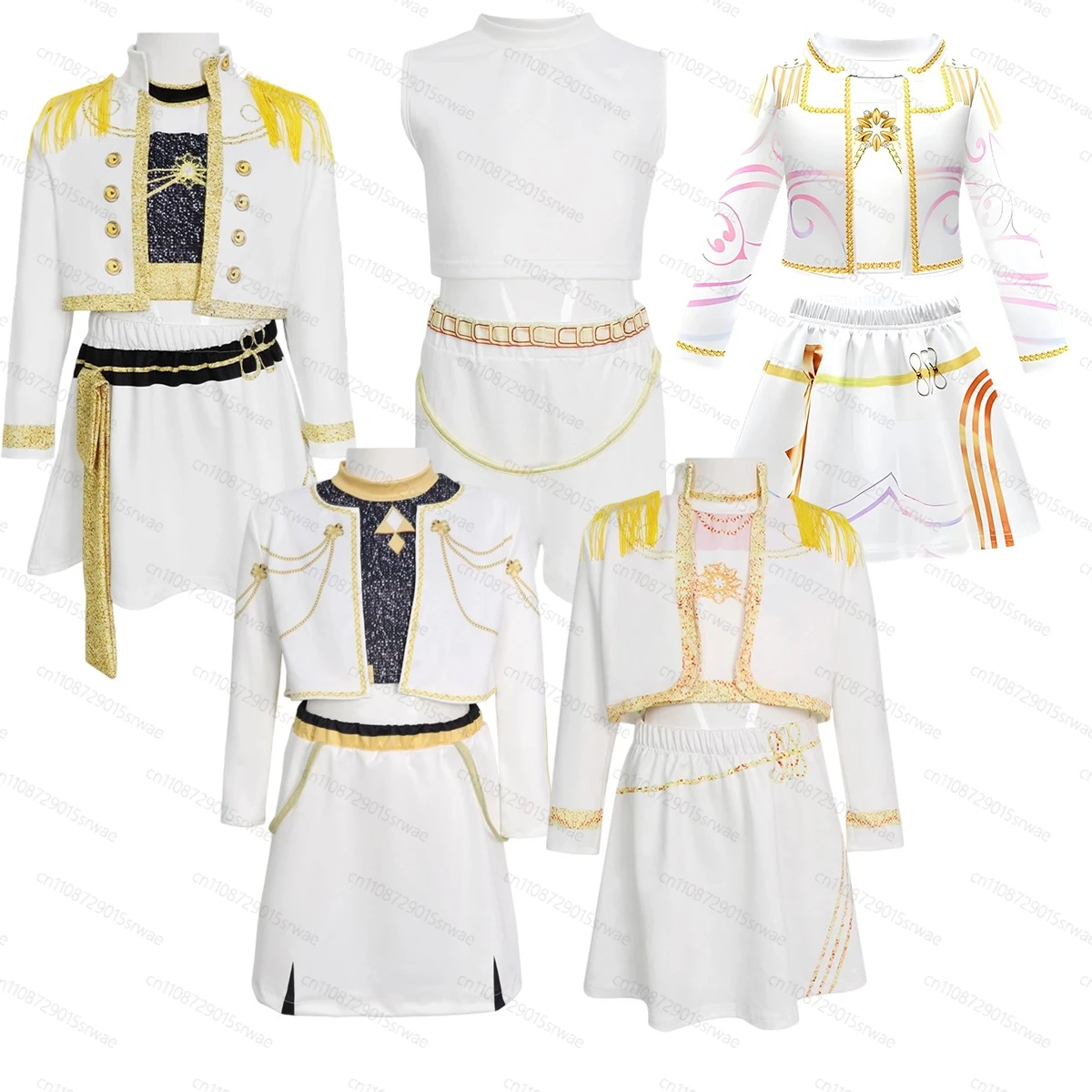 

Girls Demon Hunters Children's Cosplay Costume Size Available Cartoon Sle Performance Clothes Halloween Costume