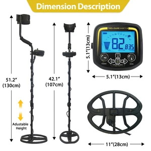 Underground Professional Coil Metal Detector, Waterproof Gold Detector, High Sensitive Pinpointer, Treasure Hunter, GX850, 11 6 Main Sales TX 850 Metal Detector - №5
