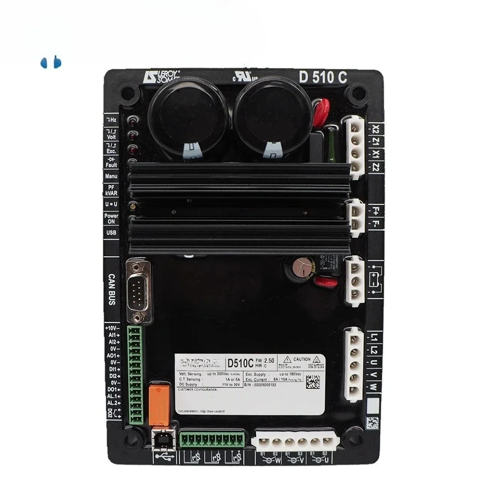 

D510C Original Leroy Somer AVR Automatic Voltage Regulator For Diesel Generator Set Digital Pressure Regulator Made In France