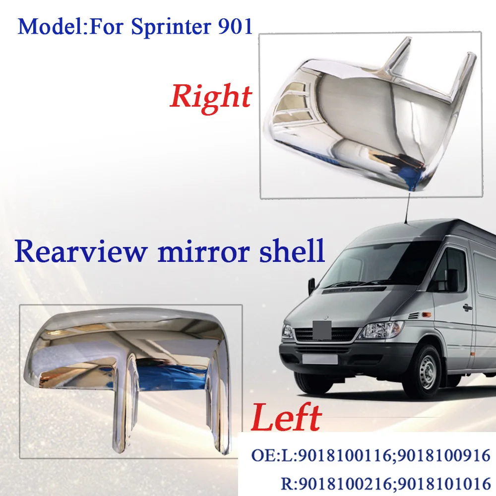 For LHD Car Outside Mirror Cover Trim Reversing Mirror Cover For Mercedes Benz Sprinter 2-T 1995-2006 9018100116 9018100216 1/2X