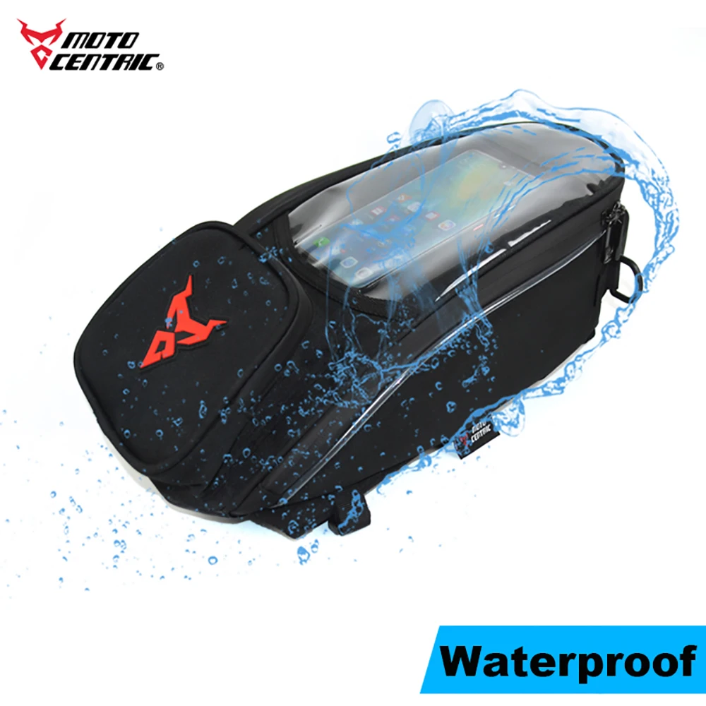 Waterproof Magnetic Motorcycle oil Fuel Tank Bag Navigation Universal Motorbike Riding Cycling Tool Backpack Portable image 4
