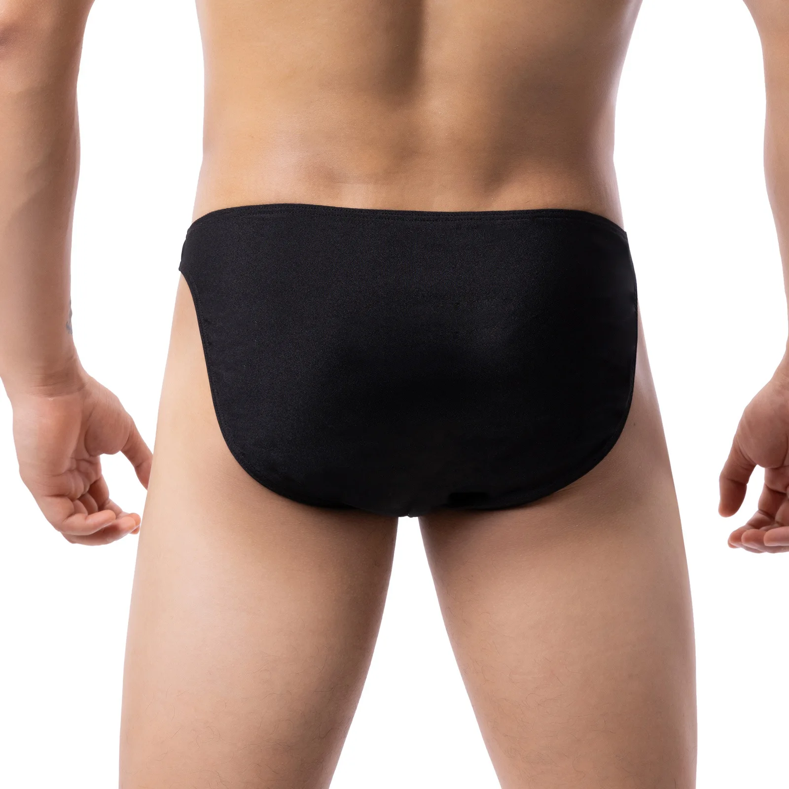 Ropa interior sexy para hombre, color a juego, divertido JJ, color 3D, pájaro tridimensional, calzoncillos de separación de balas de cintura baja, fiesta de cumpleaños