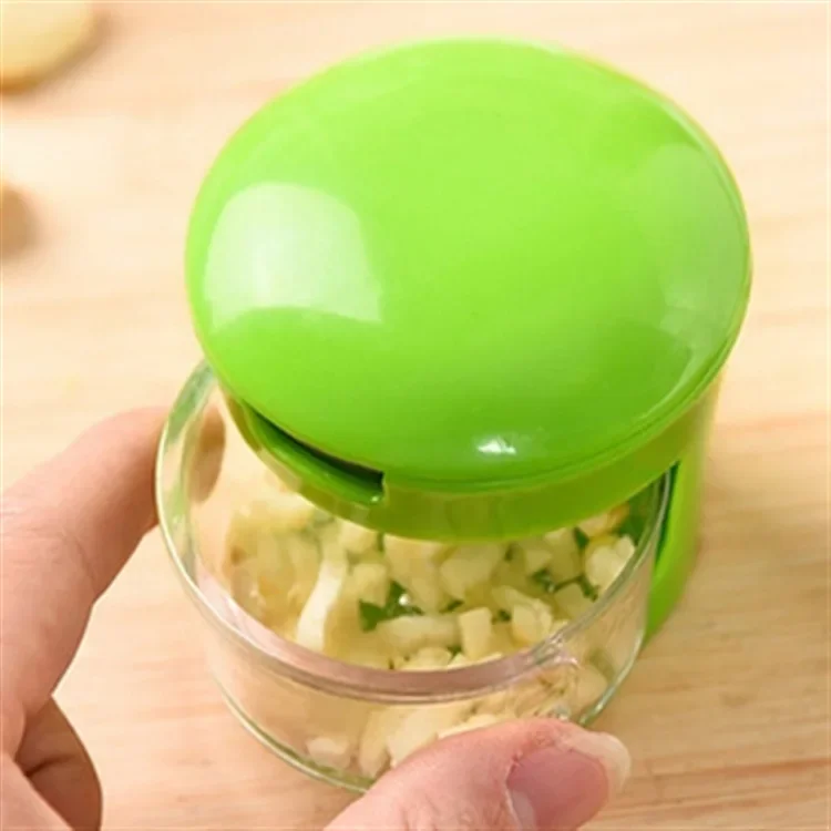 

Multifunctional Garlic Press Slicer Manual Pull Type Garlic Punch Crusher Kitchen Gadget Accessories OK 0467