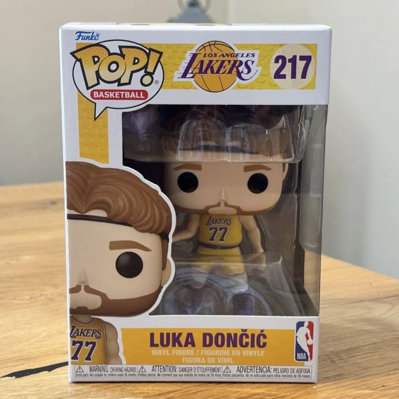 Official Funko Pop! Nba Luka Doncic # 217 Action Figure Genuine Figures Decor Model Limited Edition Collection Toys Kid Gifts view 2