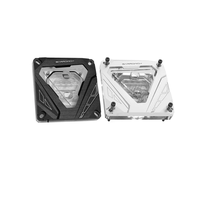 Barrowch CPU blok wody chłodnicy dla INTEL gniazdo LGA-115X/LGA1200 1700/X99 / X299 5V ARGB 3PIN MOBO AURA synchronizacji